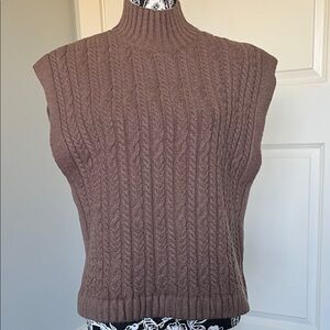 Bohme mocha sweater vest.